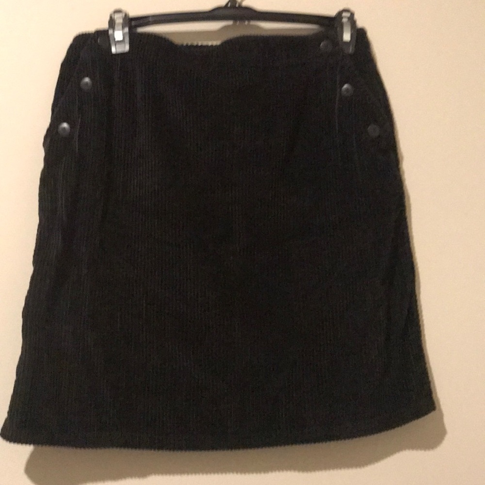Bagatelle | 3 Button Black Skirt
